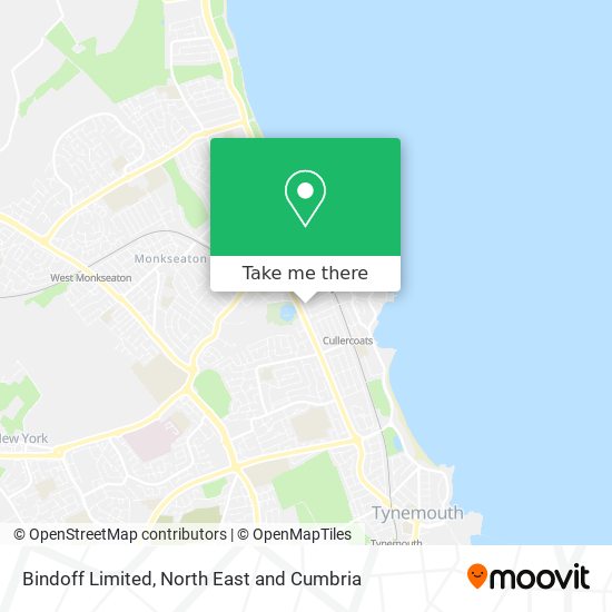 Bindoff Limited map
