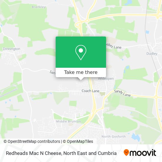Redheads Mac N Cheese map