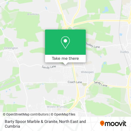 Barty Spoor Marble & Granite map