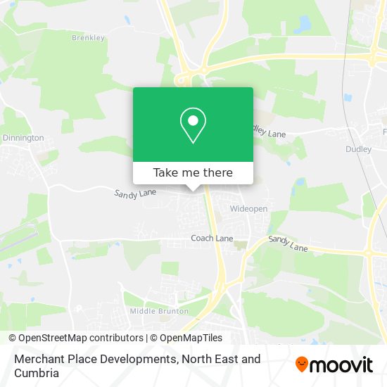 Merchant Place Developments map