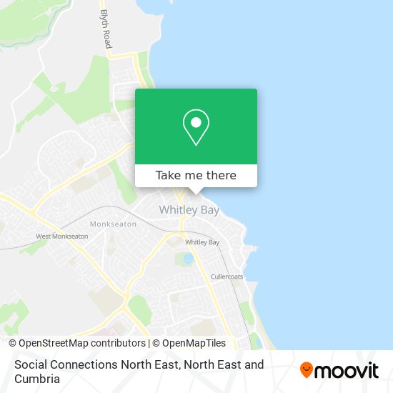 Social Connections North East map