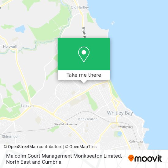 Malcolm Court Management Monkseaton Limited map