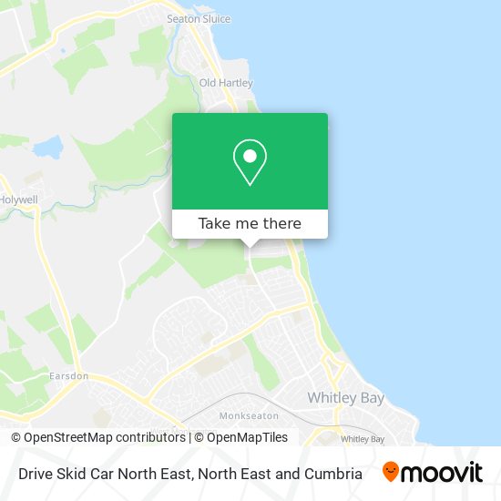 Drive Skid Car North East map