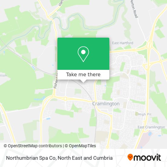 Northumbrian Spa Co map