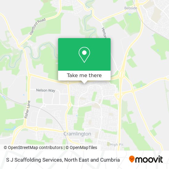S J Scaffolding Services map