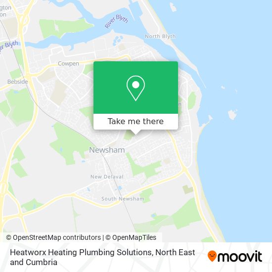Heatworx Heating Plumbing Solutions map