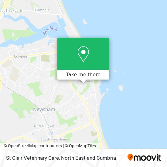 St Clair Veterinary Care map