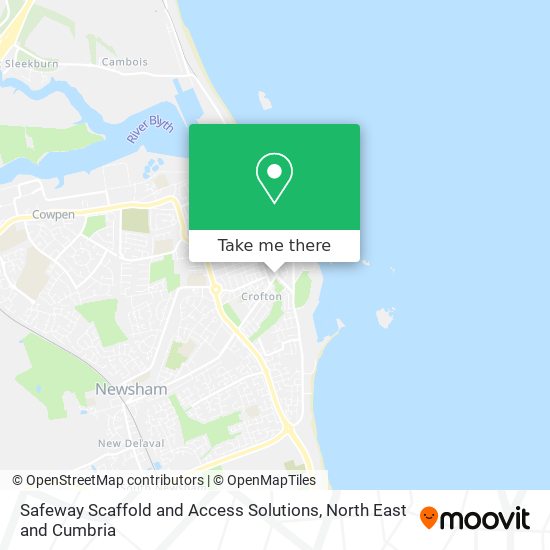 Safeway Scaffold and Access Solutions map