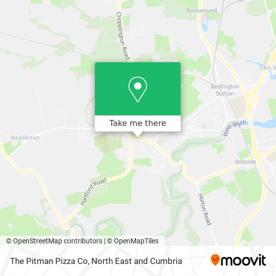 The Pitman Pizza Co map