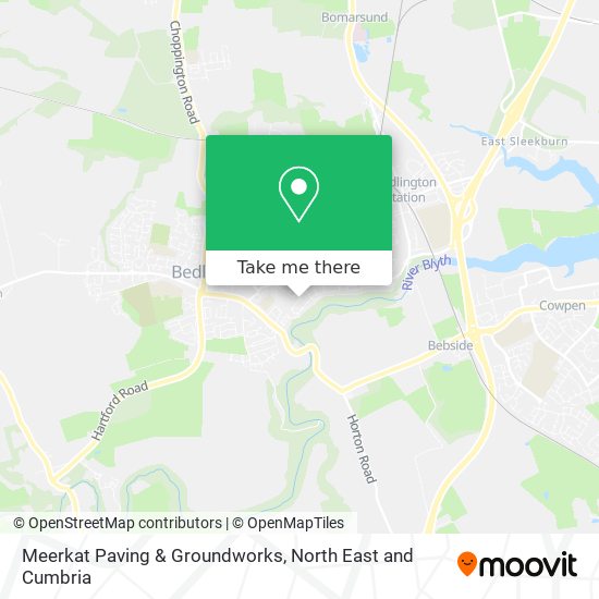 Meerkat Paving & Groundworks map