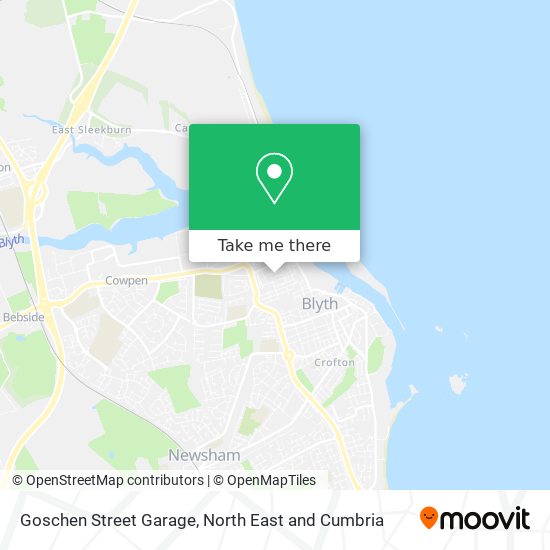 Goschen Street Garage map
