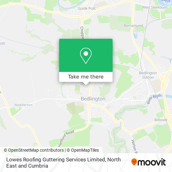 Lowes Roofing Guttering Services Limited map