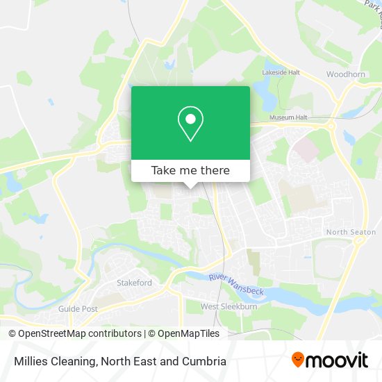 Millies Cleaning map