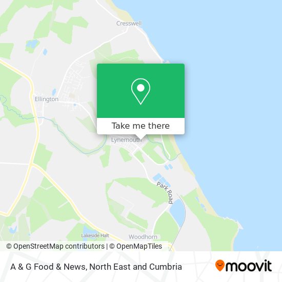 A & G Food & News map