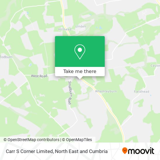 Carr S Corner Limited map