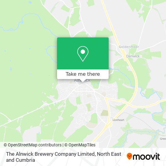 The Alnwick Brewery Company Limited map