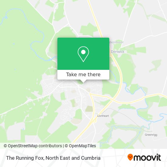 The Running Fox map