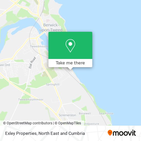 Exley Properties map