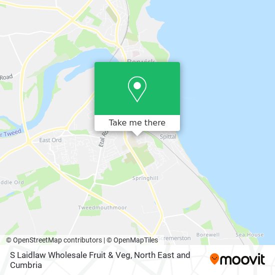 S Laidlaw Wholesale Fruit & Veg map