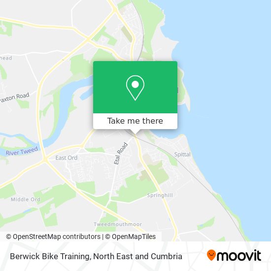 Berwick Bike Training map