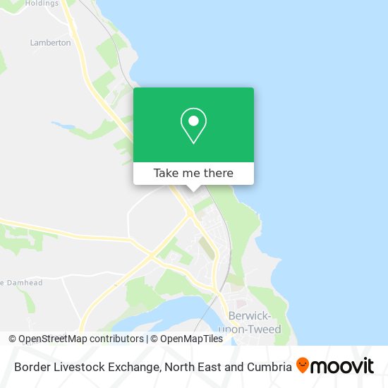 Border Livestock Exchange map