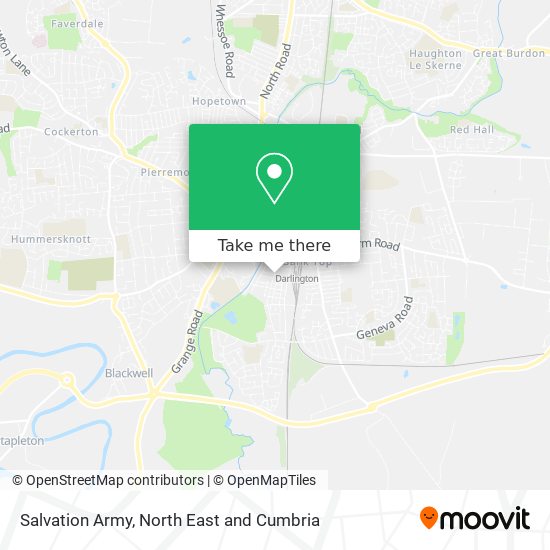 Salvation Army map