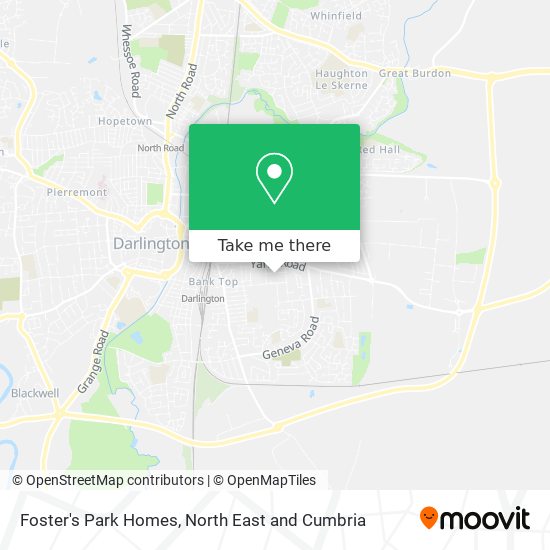 Foster's Park Homes map