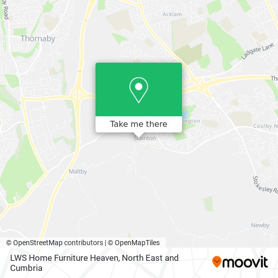 LWS Home Furniture Heaven map