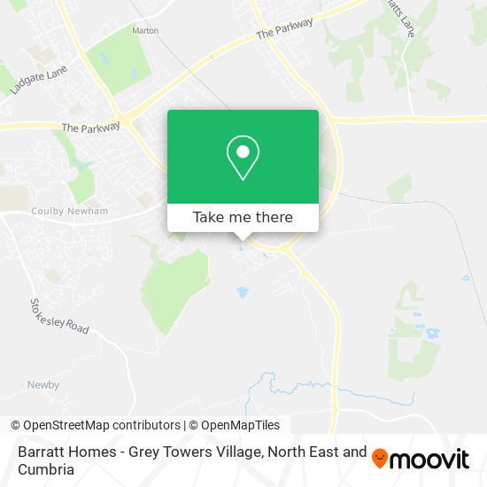 Barratt Homes - Grey Towers Village map