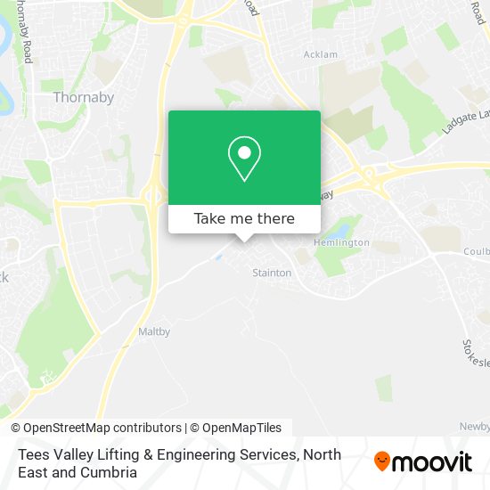 Tees Valley Lifting & Engineering Services map