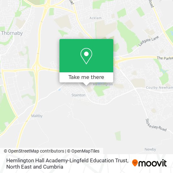 Hemlington Hall Academy-Lingfeld Education Trust map