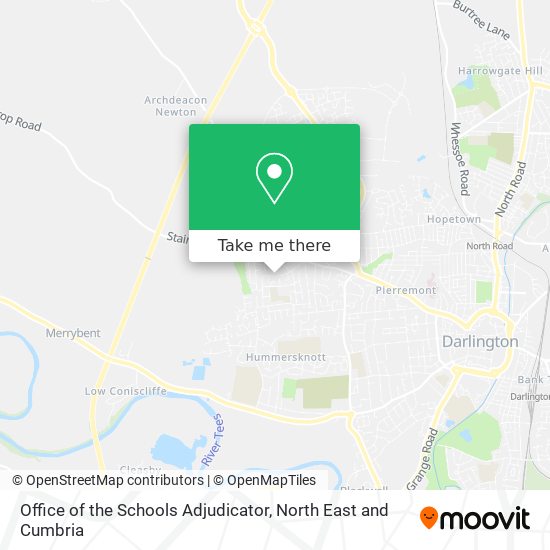Office of the Schools Adjudicator map