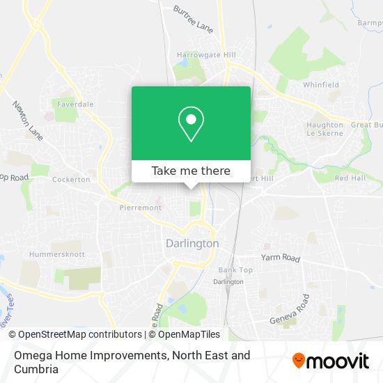 Omega Home Improvements map