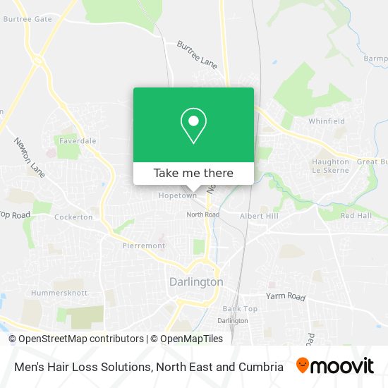 Men's Hair Loss Solutions map