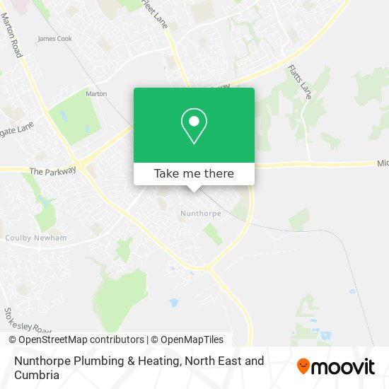 Nunthorpe Plumbing & Heating map