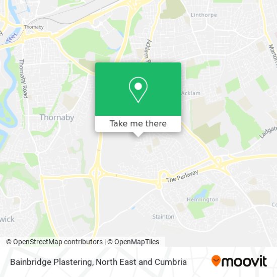 Bainbridge Plastering map