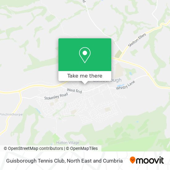 Guisborough Tennis Club map