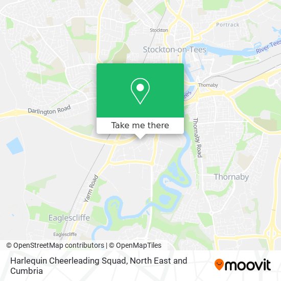 Harlequin Cheerleading Squad map