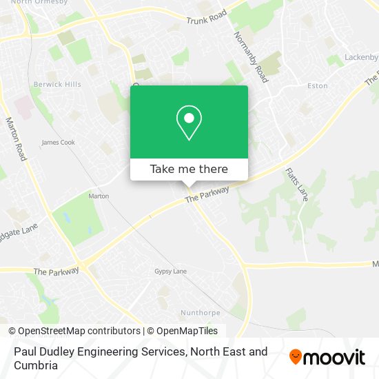 Paul Dudley Engineering Services map