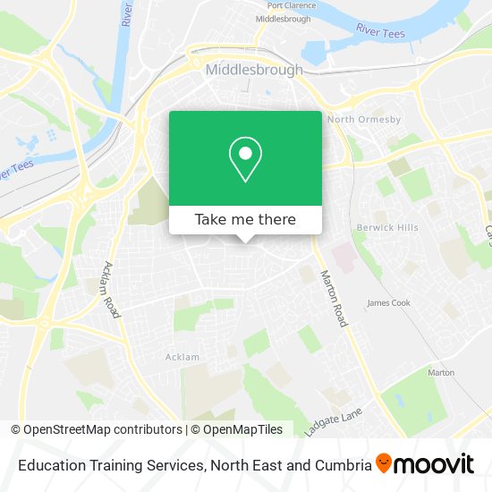 Education Training Services map