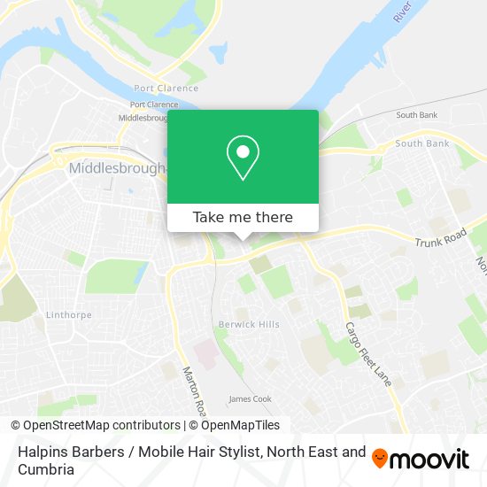 Halpins Barbers / Mobile Hair Stylist map