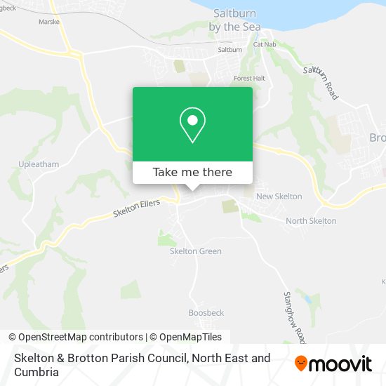 Skelton & Brotton Parish Council map