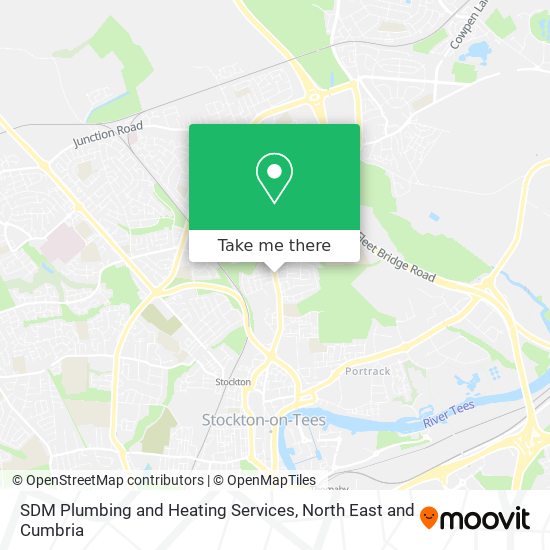 SDM Plumbing and Heating Services map