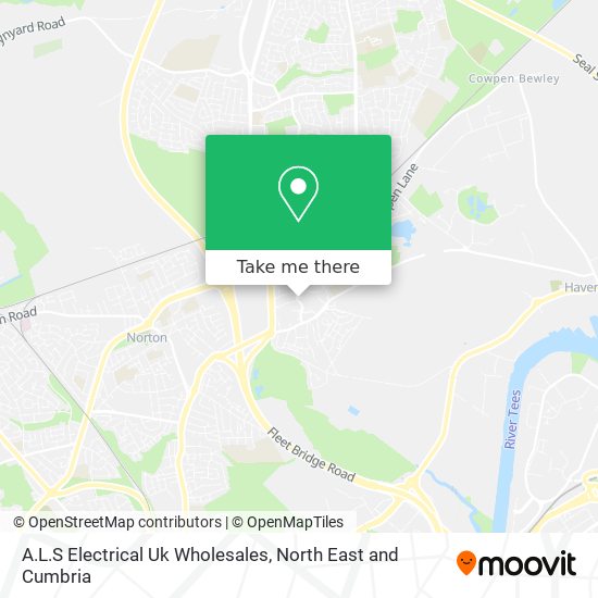 A.L.S Electrical Uk Wholesales map