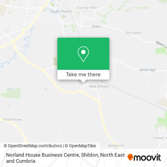 Norland House Business Centre, Shildon map