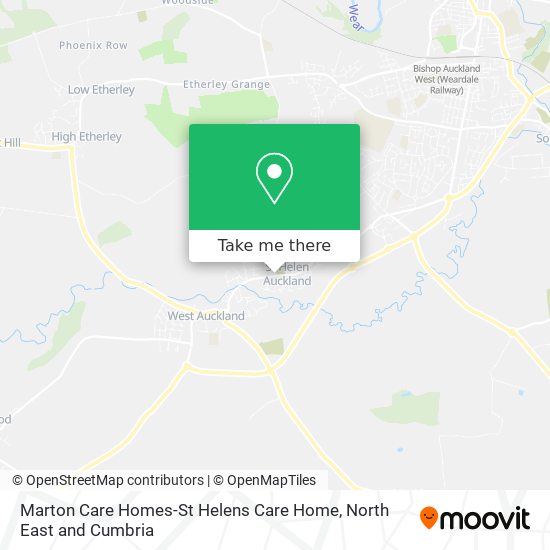 Marton Care Homes-St Helens Care Home map