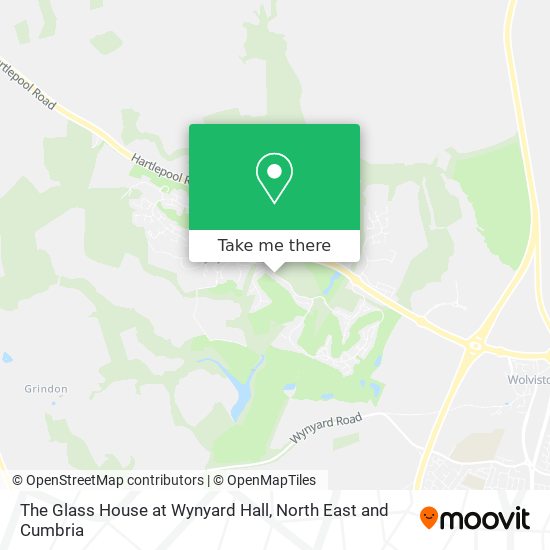 The Glass House at Wynyard Hall map