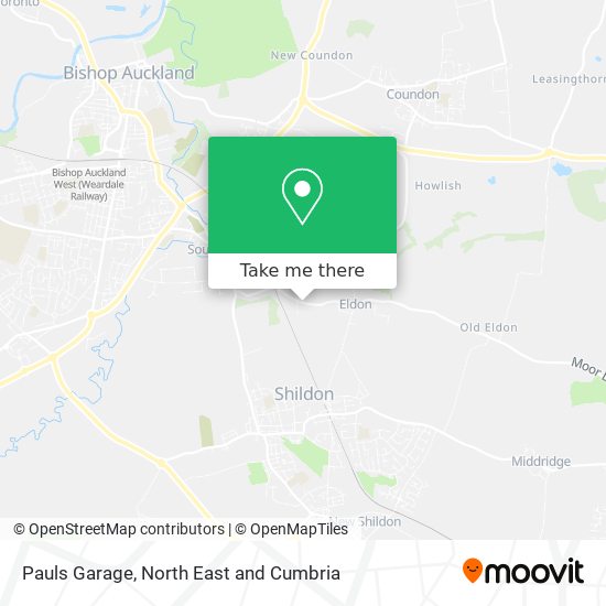 Pauls Garage map
