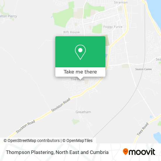 Thompson Plastering map