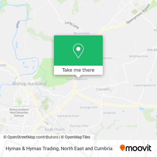 Hymas & Hymas Trading map